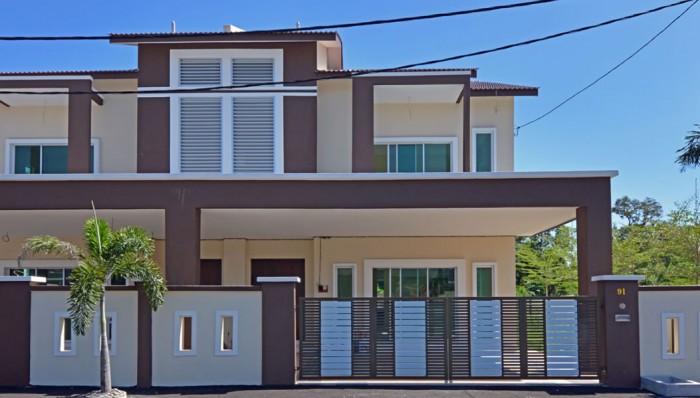 2 units Double Storey Semi Detached houses (Type B) at Taman Tawas Jaya