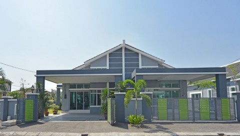 24 units single storey cluster semi detached houses at Taman Tawas Jaya
